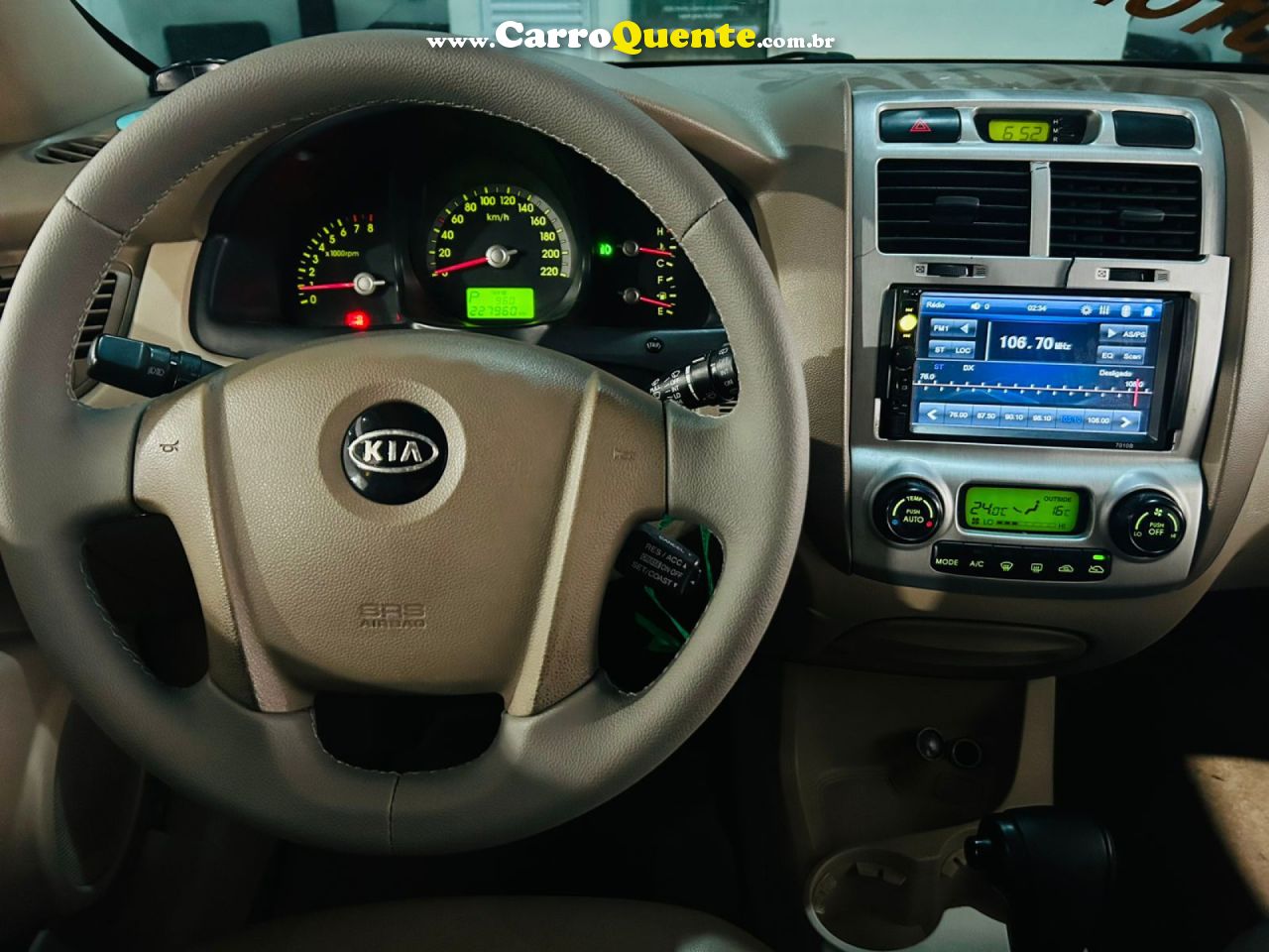 KIA   SPORTAGE EX 2.0 16V 2.0 16V FLEX AUT.   PRETO 2009 2.0 FLEX - Loja