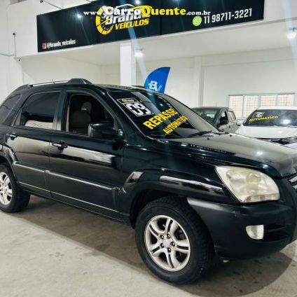 KIA   SPORTAGE EX 2.0 16V 2.0 16V FLEX AUT.   PRETO 2009 2.0 FLEX
