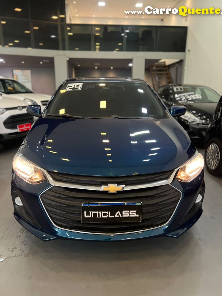 CHEVROLET   ONIX SEDAN PLUS 1.0 12V TB FLEX AUT.   AZUL 2024 1.0 FLEX - Loja