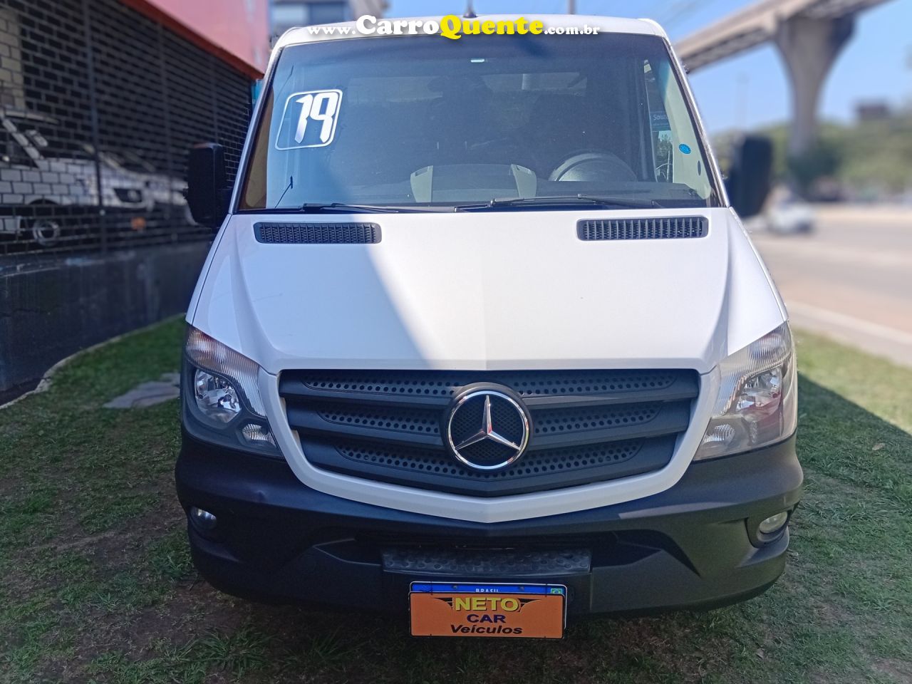 MERCEDES-BENZ   SPRINTER 313 FURGÃO LONGO 2.2 129CV DIES   BRANCO 2019 2.2 DIESEL - Loja