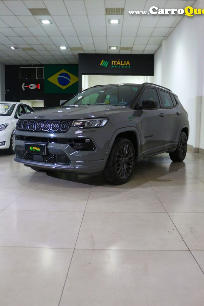 JEEP   COMPASS S T270 1.3 TB 4X2 FLEX AUT.   CINZA 2022 1.3 FLEX - Loja