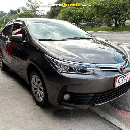 TOYOTA   COROLLA GLI 1.8 FLEX 16V  AUT.   CINZA 2018 1.8 FLEX