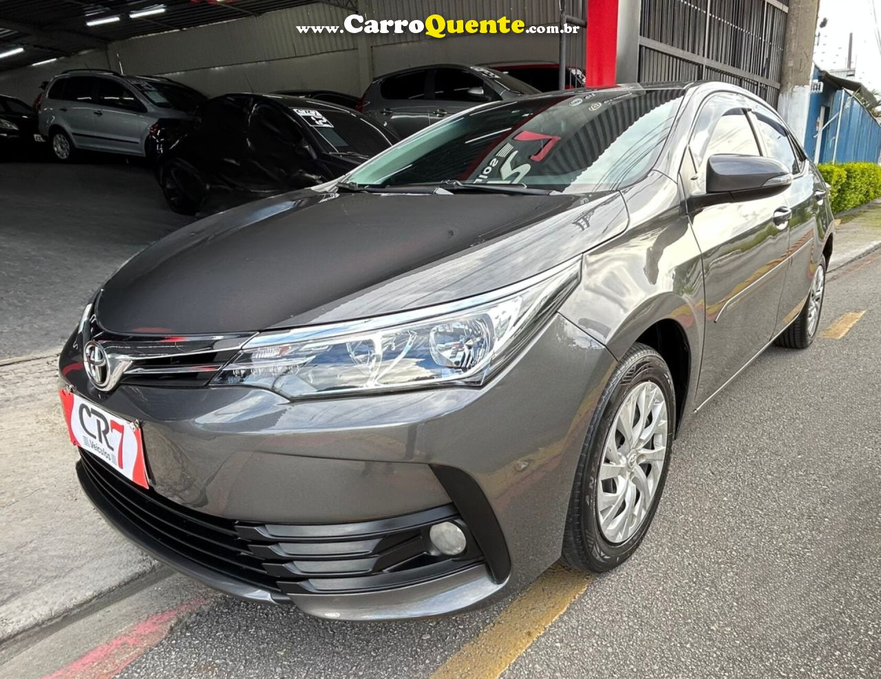 TOYOTA   COROLLA GLI 1.8 FLEX 16V  AUT.   CINZA 2018 1.8 FLEX - Loja
