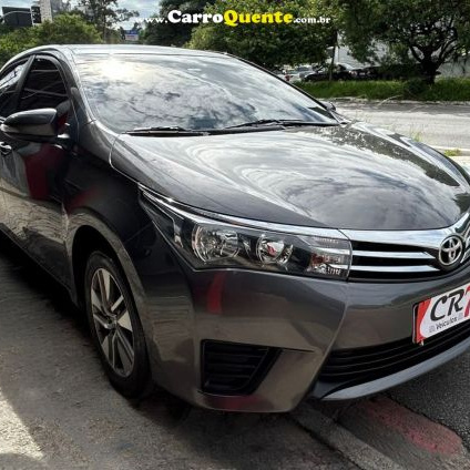 TOYOTA   COROLLA GLI 1.8 FLEX 16V  AUT.   CINZA 2017 1.8 FLEX