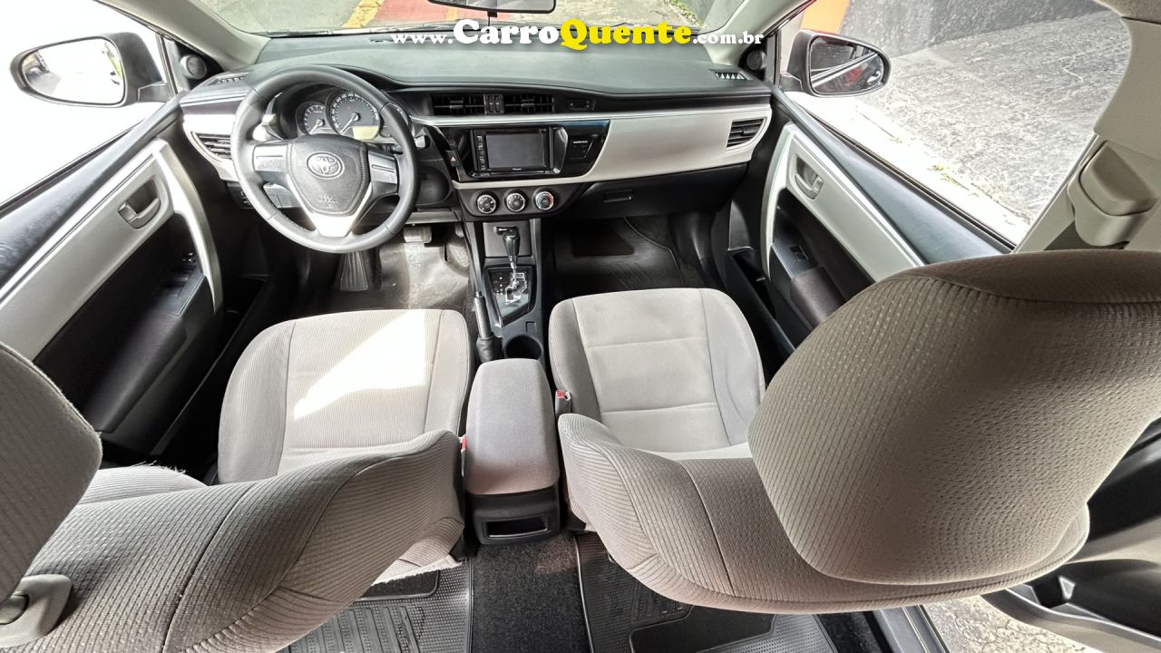 TOYOTA   COROLLA GLI 1.8 FLEX 16V  AUT.   CINZA 2017 1.8 FLEX - Loja