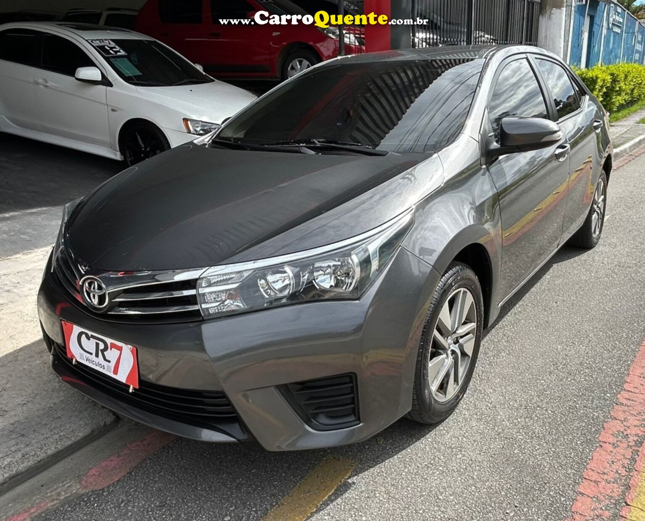 TOYOTA   COROLLA GLI 1.8 FLEX 16V  AUT.   CINZA 2017 1.8 FLEX - Loja