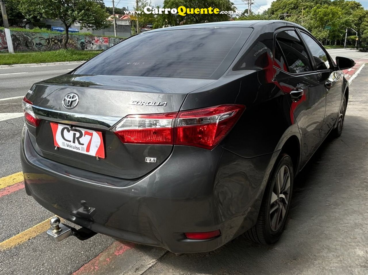 TOYOTA   COROLLA GLI 1.8 FLEX 16V  AUT.   CINZA 2017 1.8 FLEX - Loja