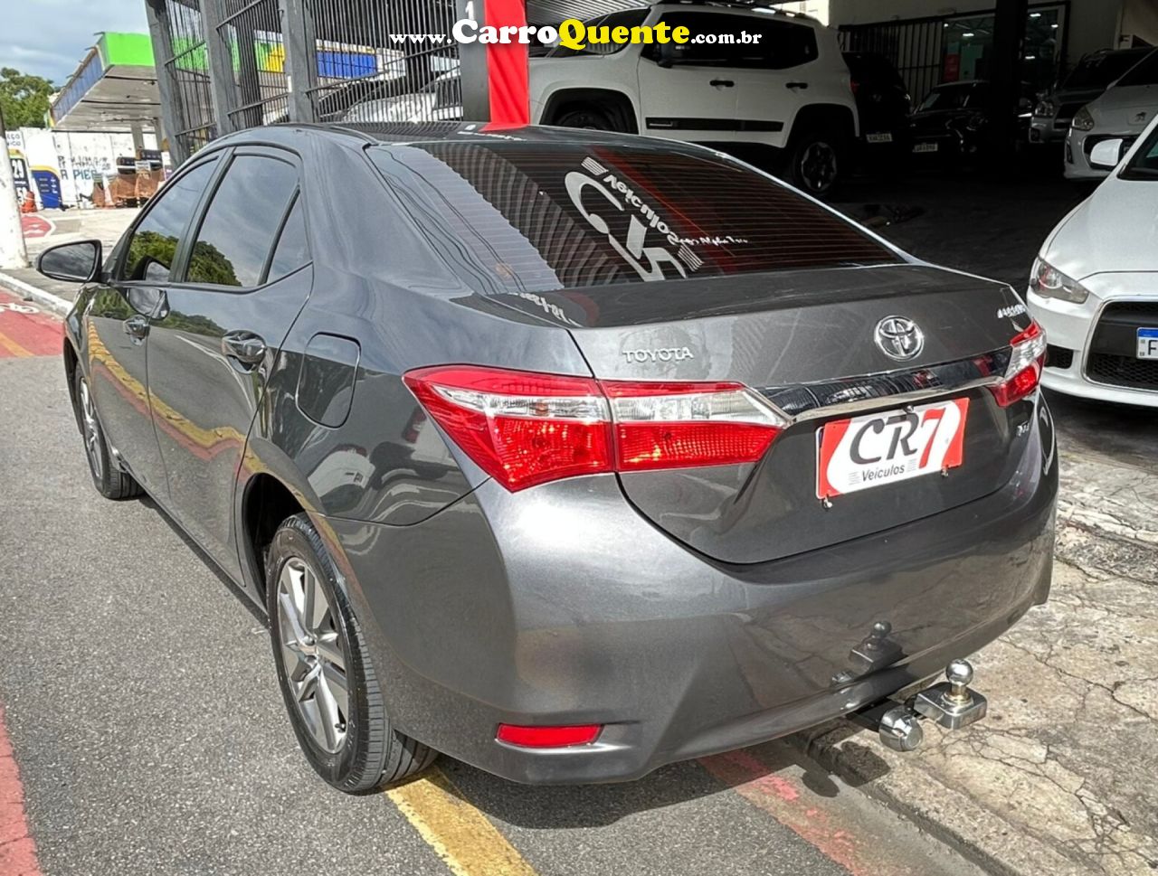 TOYOTA   COROLLA GLI 1.8 FLEX 16V  AUT.   CINZA 2017 1.8 FLEX - Loja