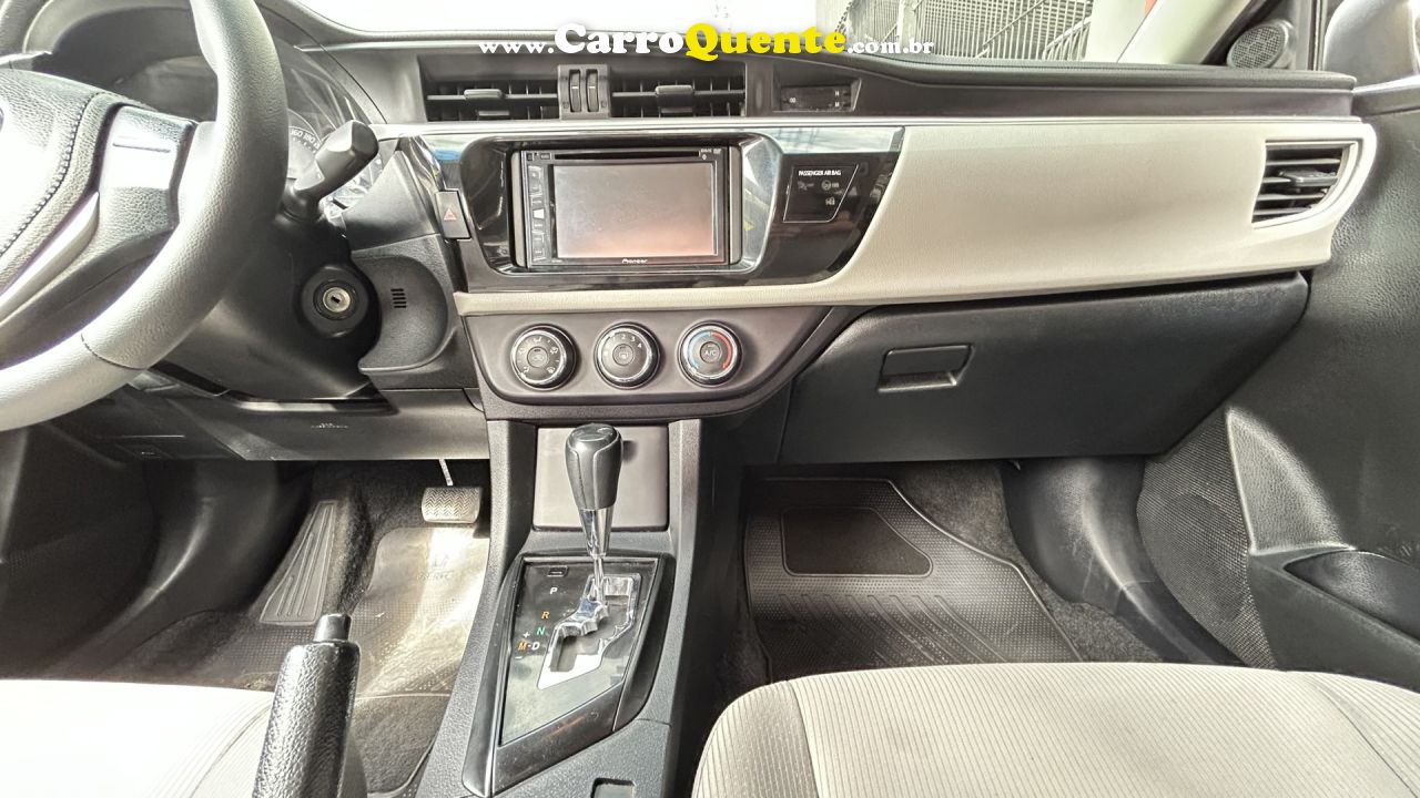 TOYOTA   COROLLA GLI 1.8 FLEX 16V  AUT.   CINZA 2017 1.8 FLEX - Loja