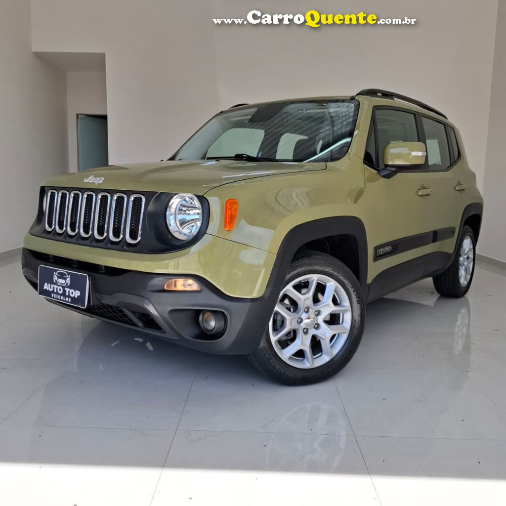 JEEP   RENEGADE LONGITUDE 2.0 4X4 TB DIESEL AUT   VERDE 2016 2.0 DIESEL - Loja