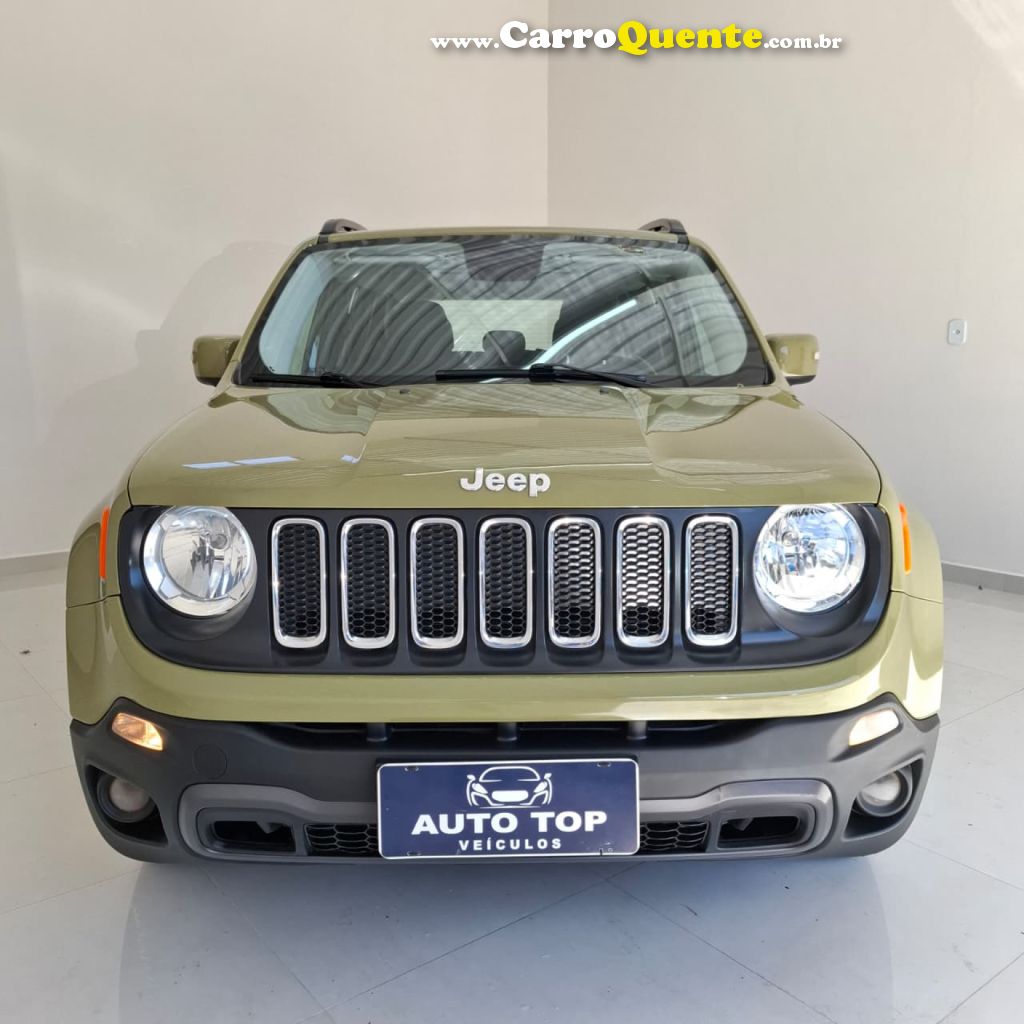 JEEP   RENEGADE LONGITUDE 2.0 4X4 TB DIESEL AUT   VERDE 2016 2.0 DIESEL - Loja