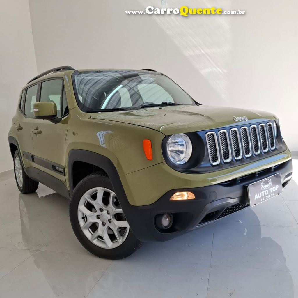 JEEP   RENEGADE LONGITUDE 2.0 4X4 TB DIESEL AUT   VERDE 2016 2.0 DIESEL - Loja