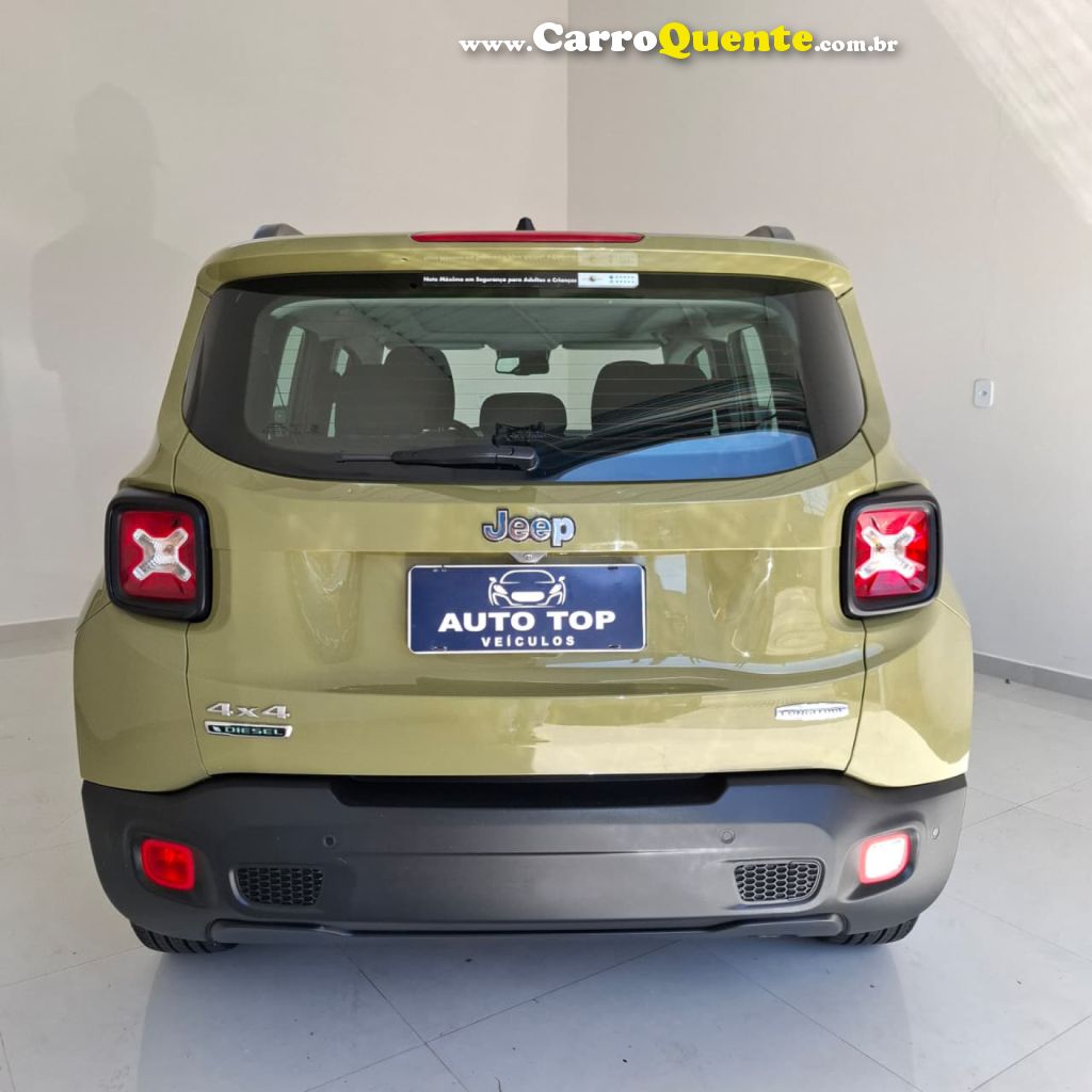 JEEP   RENEGADE LONGITUDE 2.0 4X4 TB DIESEL AUT   VERDE 2016 2.0 DIESEL - Loja