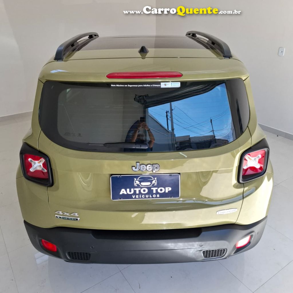 JEEP   RENEGADE LONGITUDE 2.0 4X4 TB DIESEL AUT   VERDE 2016 2.0 DIESEL - Loja