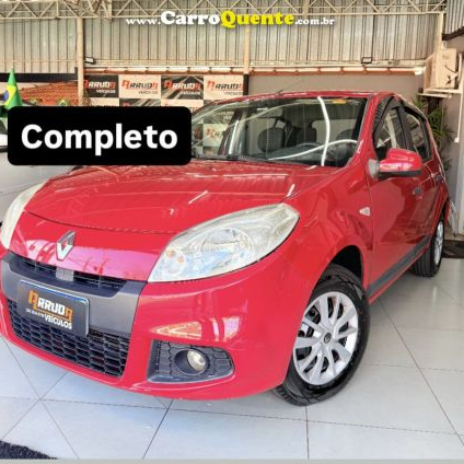RENAULT   SANDERO EXPRESSION HI-FLEX 1.0 16V 5P   VERMELHO 2013 1.0 FLEX