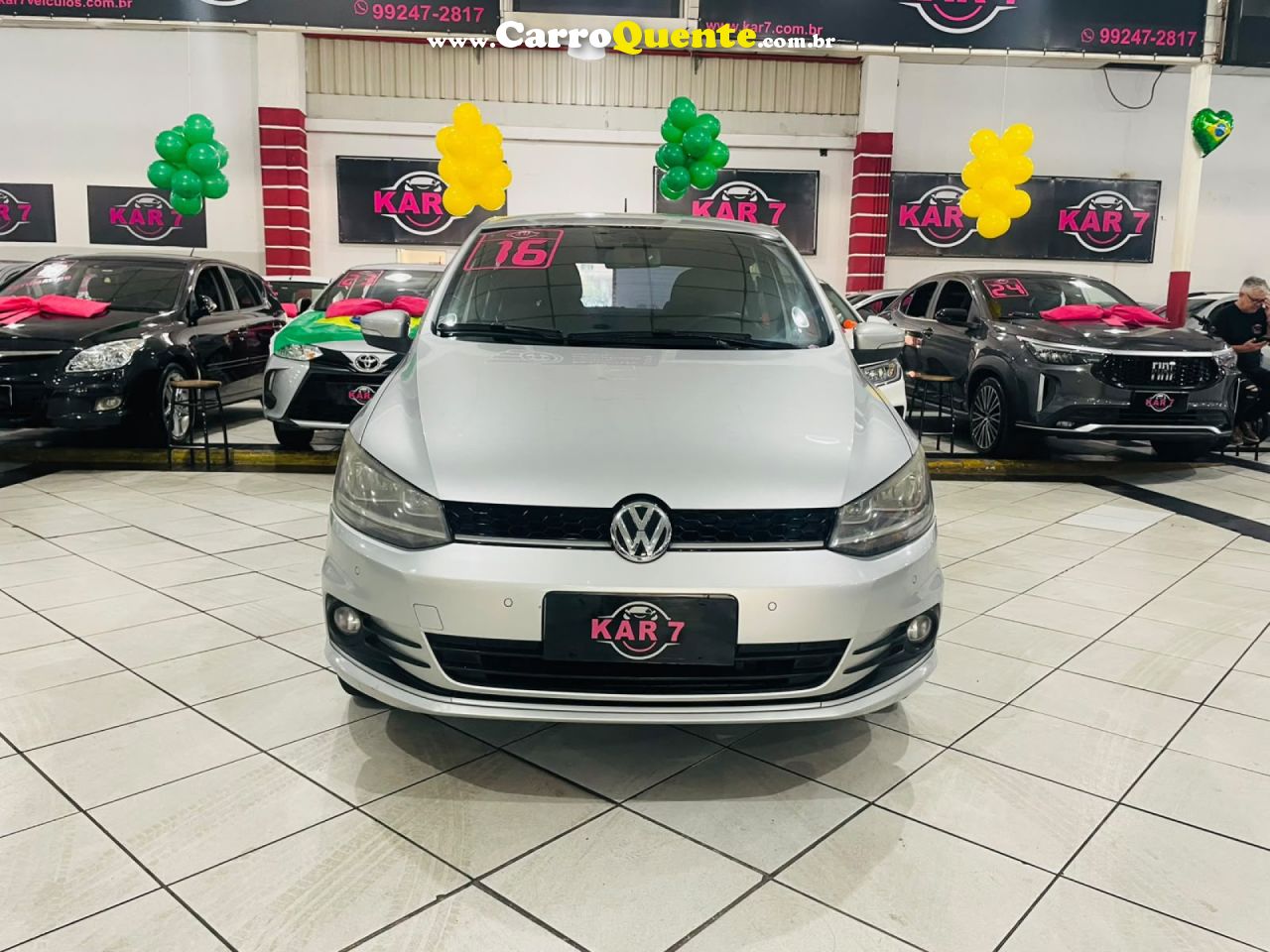 VOLKSWAGEN   FOX ROCK IN RIO 1.6 MI TOTAL FLEX 8V 5P   PRATA 2016 1.6 FLEX - Loja