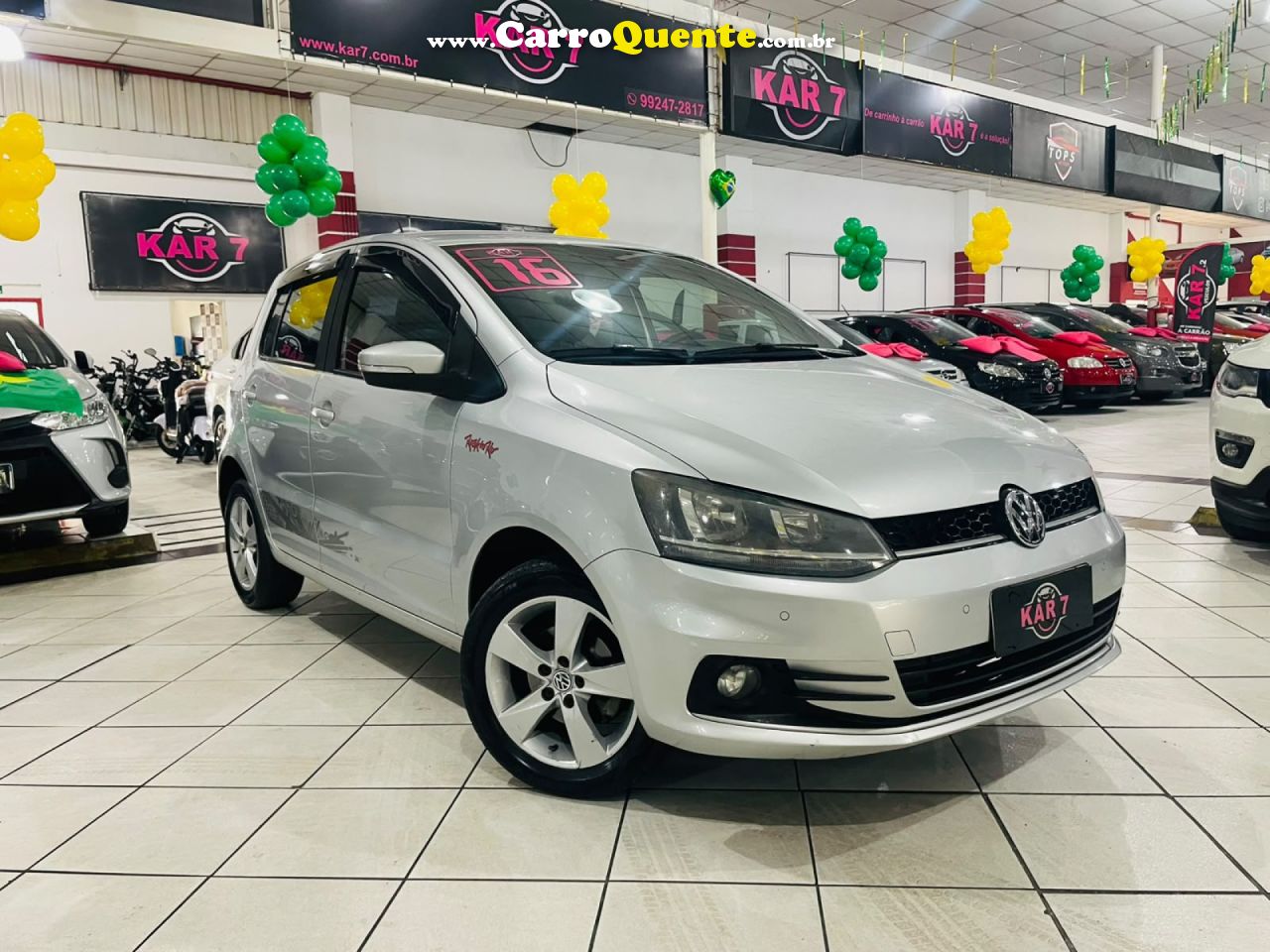 VOLKSWAGEN   FOX ROCK IN RIO 1.6 MI TOTAL FLEX 8V 5P   PRATA 2016 1.6 FLEX - Loja