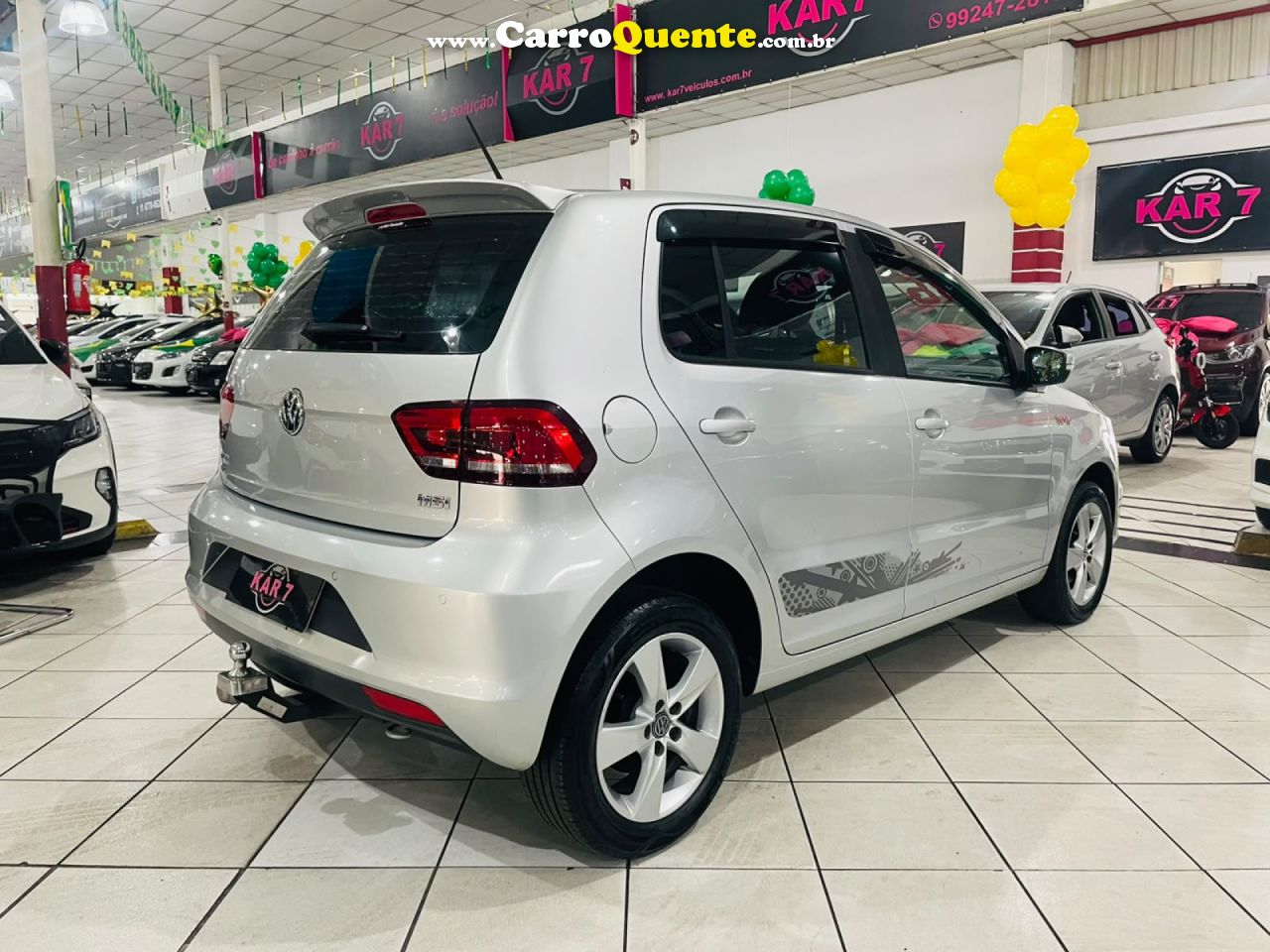 VOLKSWAGEN   FOX ROCK IN RIO 1.6 MI TOTAL FLEX 8V 5P   PRATA 2016 1.6 FLEX - Loja