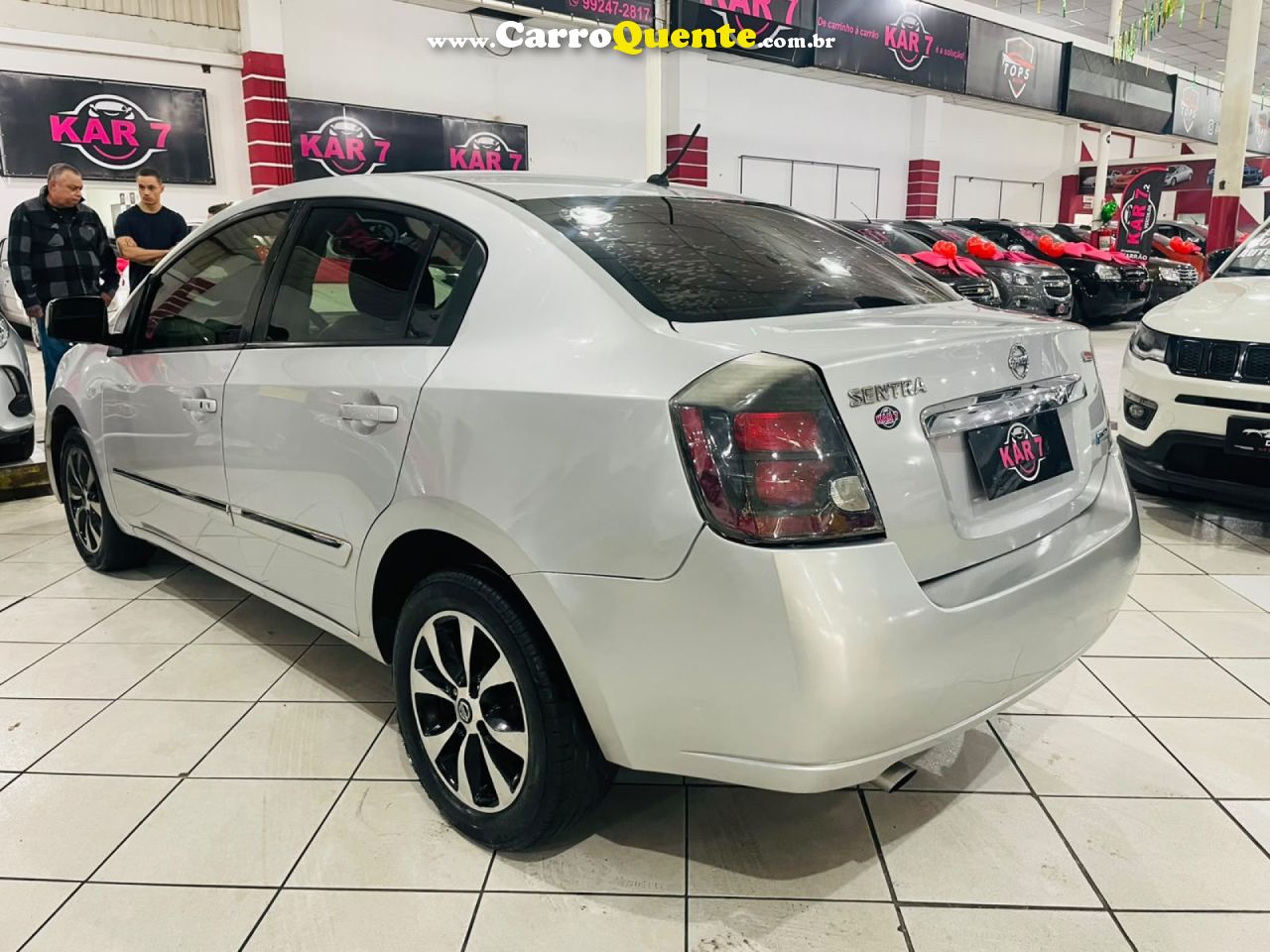 NISSAN   SENTRA S 2.0 2.0 FLEX FUEL 16V AUT.   PRATA 2013 2.0 FLEX - Loja