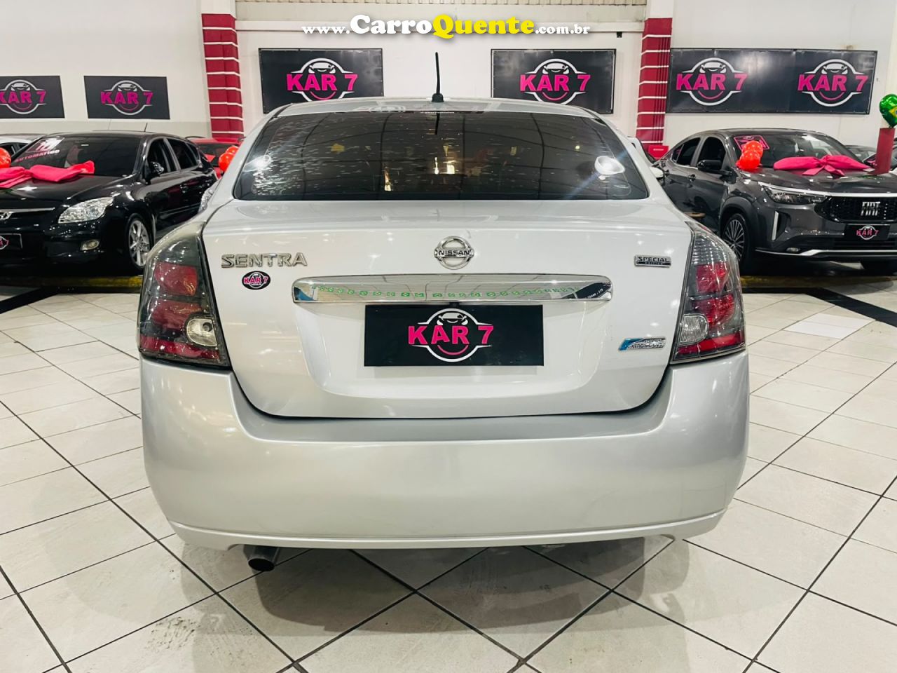 NISSAN   SENTRA S 2.0 2.0 FLEX FUEL 16V AUT.   PRATA 2013 2.0 FLEX - Loja