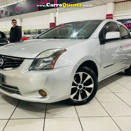 NISSAN   SENTRA S 2.0 2.0 FLEX FUEL 16V AUT.   PRATA 2013 2.0 FLEX