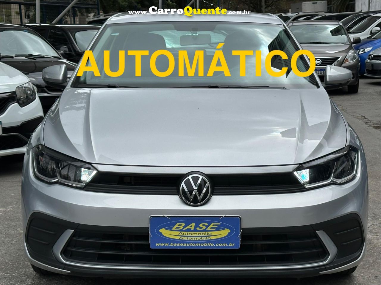 VOLKSWAGEN   POLO 1.0 170 TSI COMFORTLINE AUTOMÁTICO   PRATA 2024 1.0 TSI FLEX - Loja