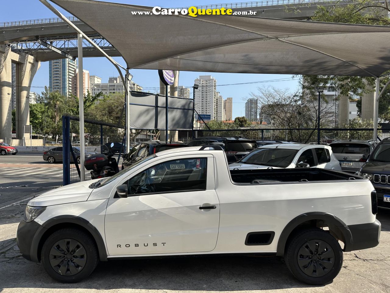 VOLKSWAGEN   SAVEIRO ROBUST 1.6 TOTAL FLEX 16V    BRANCO 2024 1.6 16V FLEX - Loja