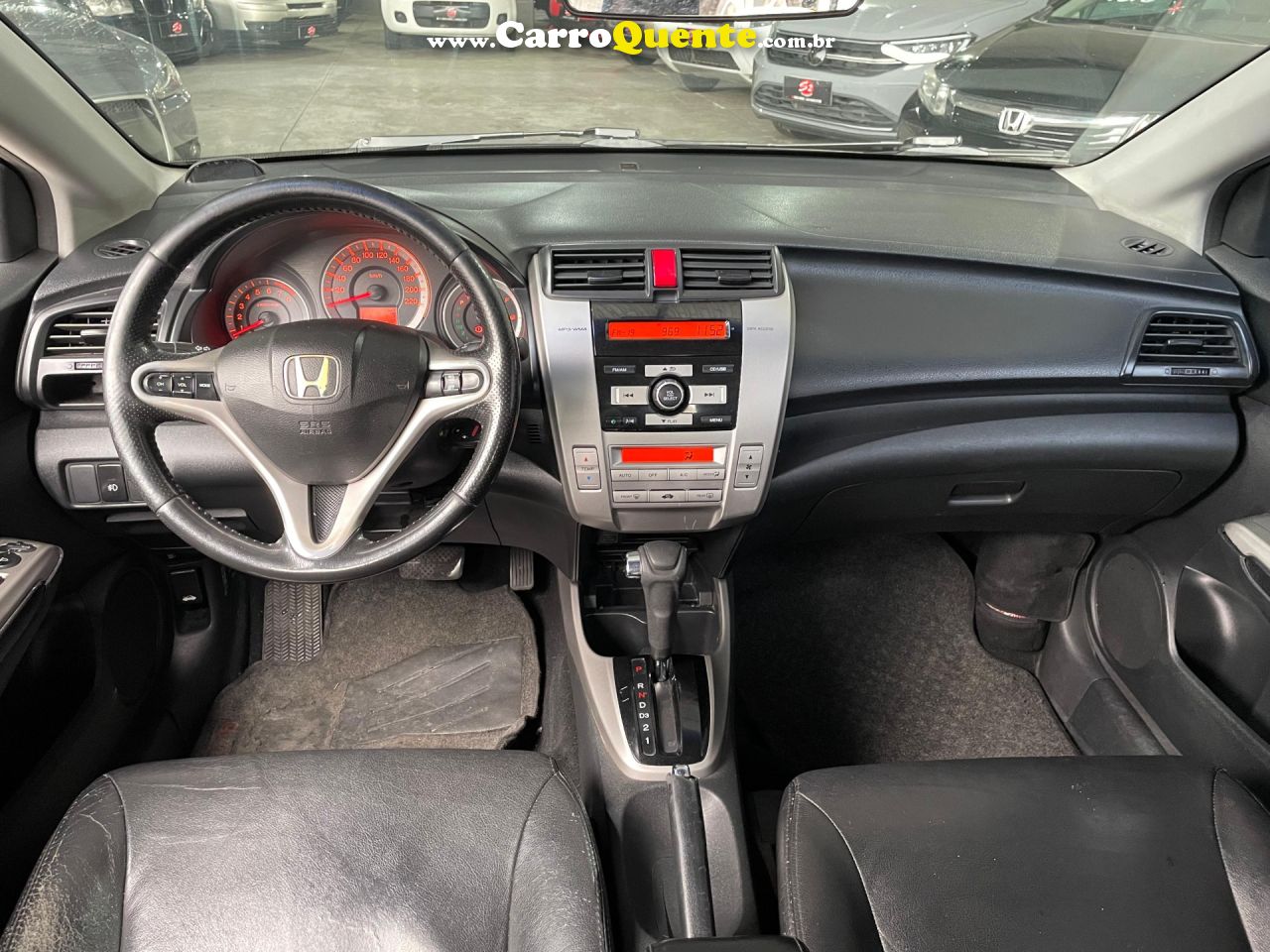 HONDA   CITY SEDAN EX 1.5 FLEX 16V 4P AUT.   CINZA 2010 1.5 FLEX - Loja