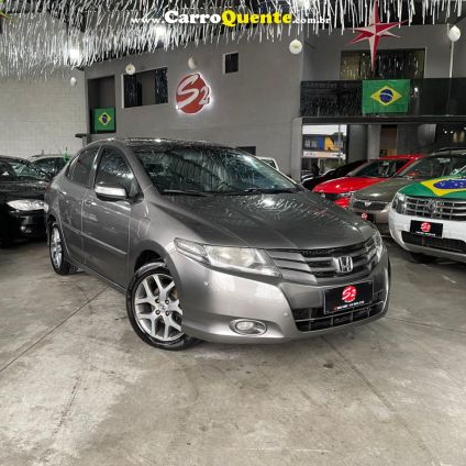 HONDA   CITY SEDAN EX 1.5 FLEX 16V 4P AUT.   CINZA 2010 1.5 FLEX