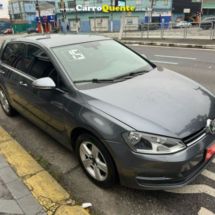 VOLKSWAGEN   GOLF COMFORTLINE 1.4 TSI 140CV MEC.   CINZA 2015 1.4 GASOLINA