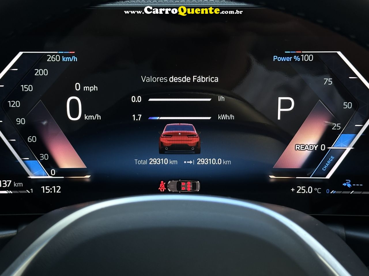 BMW   330E M SPORT 2.0 TURBO AUT. (HÍBRIDO)   VERMELHO 2024 2.0 GASOLINA E ELÉTRICO - Loja
