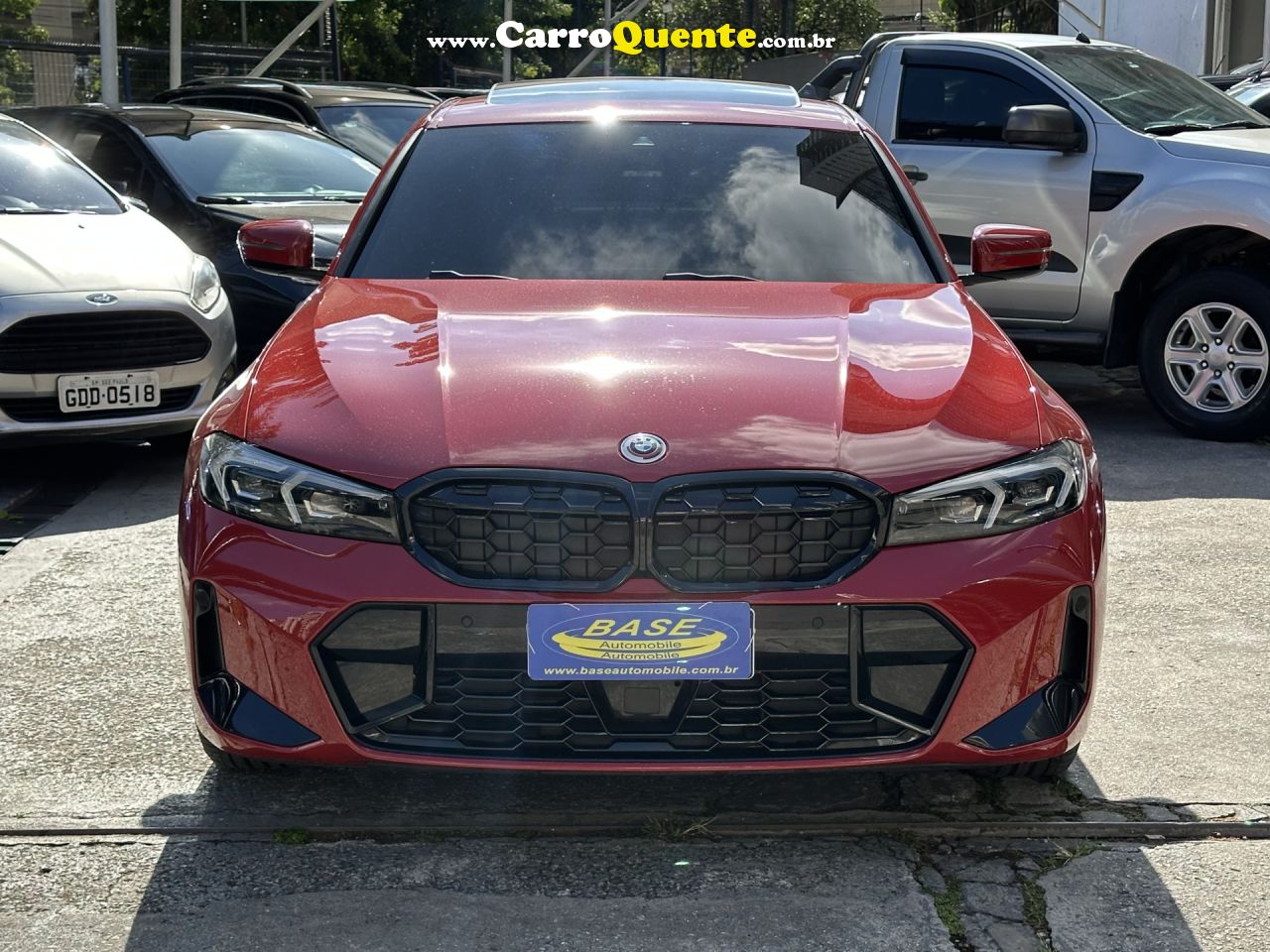 BMW   330E M SPORT 2.0 TURBO AUT. (HÍBRIDO)   VERMELHO 2024 2.0 GASOLINA E ELÉTRICO - Loja