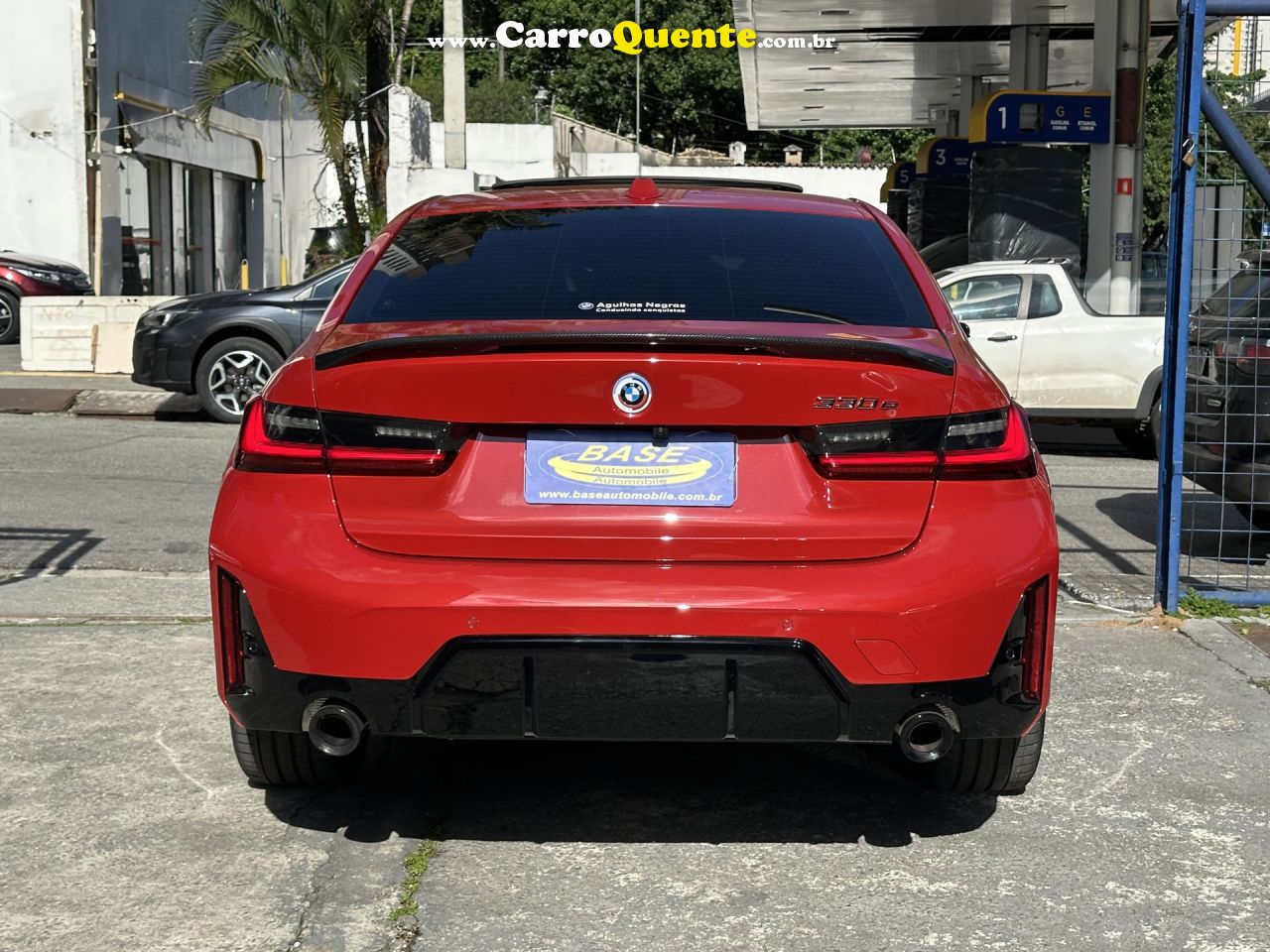 BMW   330E M SPORT 2.0 TURBO AUT. (HÍBRIDO)   VERMELHO 2024 2.0 GASOLINA E ELÉTRICO - Loja