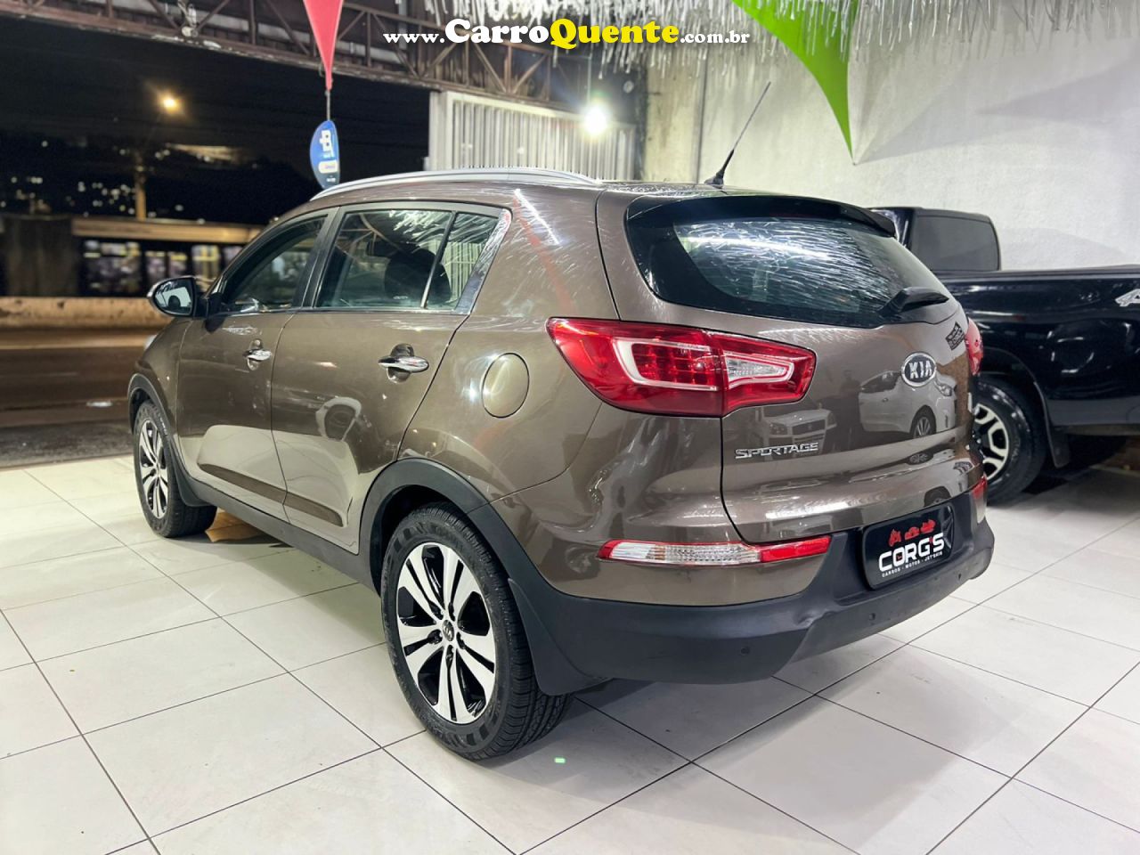KIA   SPORTAGE EX 2.0 16V 2.0 16V FLEX AUT.   MARROM 2013 2.0 FLEX - Loja