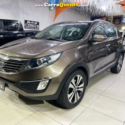 KIA   SPORTAGE EX 2.0 16V 2.0 16V FLEX AUT.   MARROM 2013 2.0 FLEX