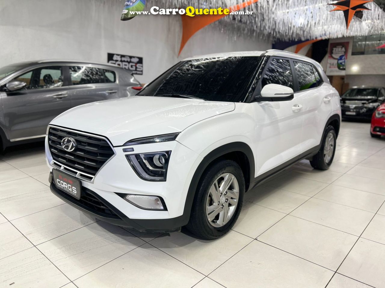 HYUNDAI   CRETA COMFORT 1.0 TB 12V FLEX AUT.   BRANCO 2024 1.0 FLEX - Loja