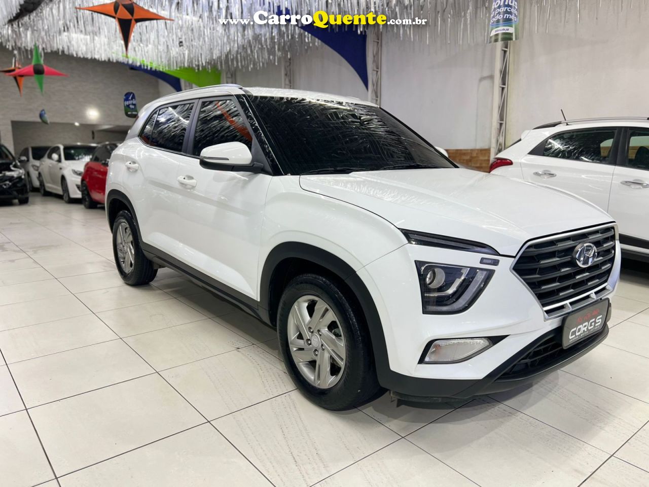 HYUNDAI   CRETA COMFORT 1.0 TB 12V FLEX AUT.   BRANCO 2024 1.0 FLEX - Loja