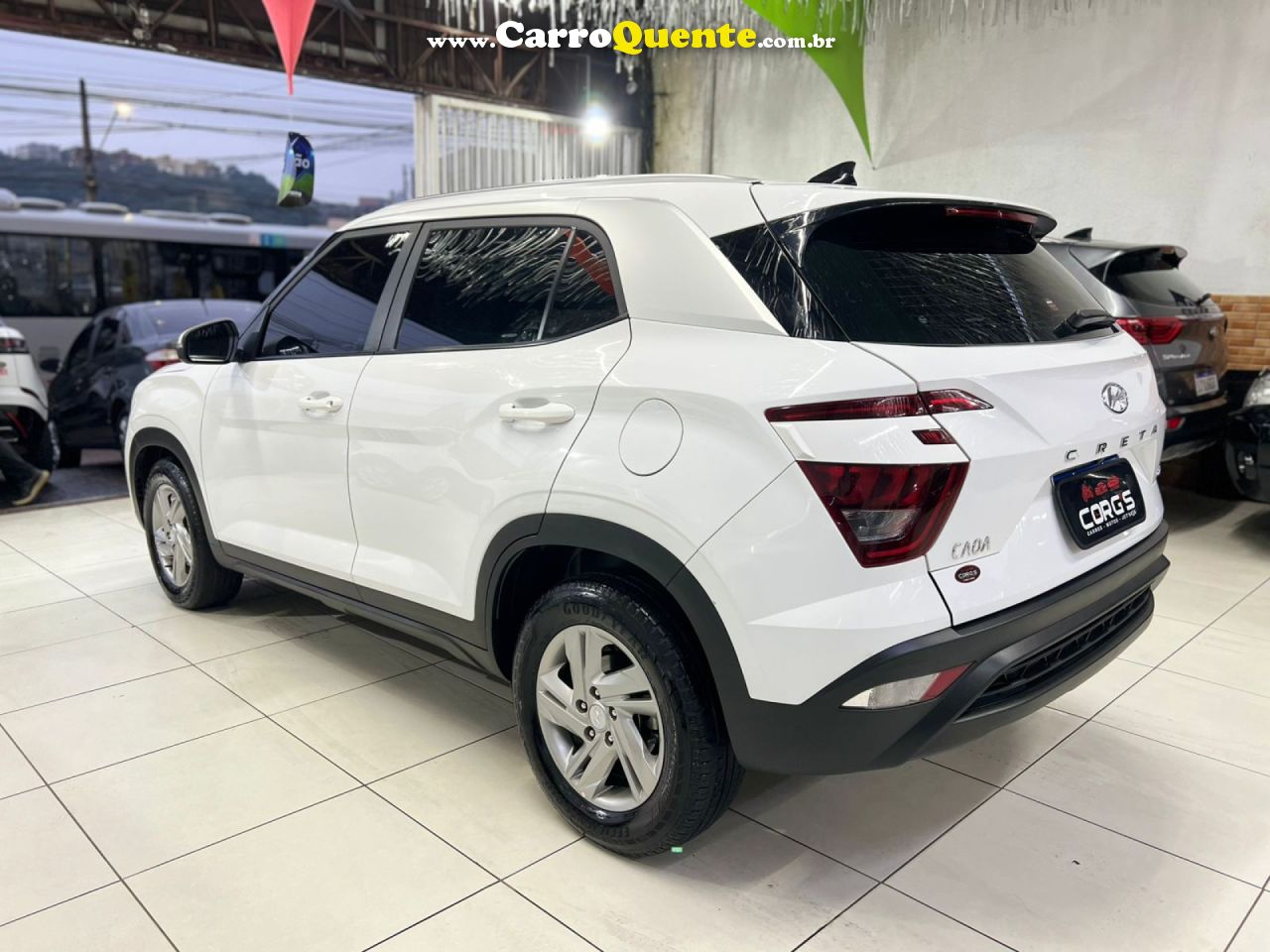 HYUNDAI   CRETA COMFORT 1.0 TB 12V FLEX AUT.   BRANCO 2024 1.0 FLEX - Loja