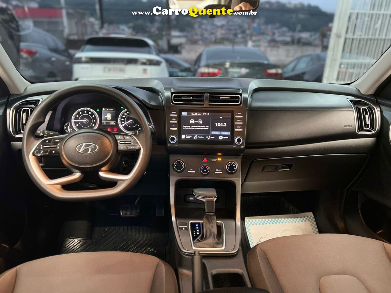 HYUNDAI   CRETA COMFORT 1.0 TB 12V FLEX AUT.   BRANCO 2024 1.0 FLEX - Loja