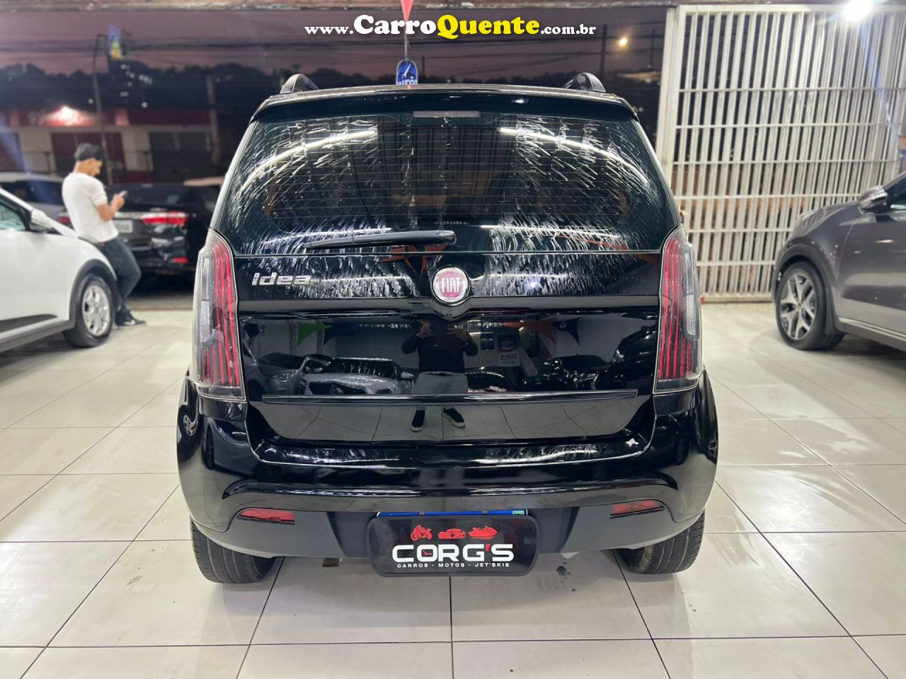 FIAT   IDEA ATTRACTIVE 1.4 FIRE FLEX 8V 5P   CINZA 2014 1.4 FLEX - Loja