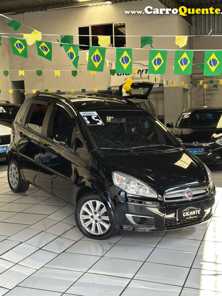 FIAT   IDEA ATTRACTIVE 1.4 FIRE FLEX 8V 5P   PRETO 2015 1.4 FLEX - Loja
