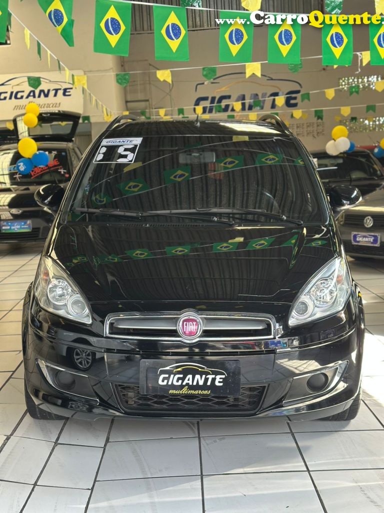 FIAT   IDEA ATTRACTIVE 1.4 FIRE FLEX 8V 5P   PRETO 2015 1.4 FLEX - Loja
