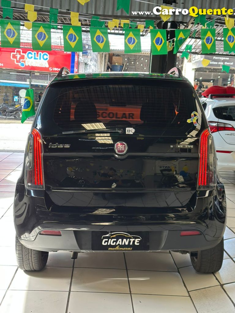 FIAT   IDEA ATTRACTIVE 1.4 FIRE FLEX 8V 5P   PRETO 2015 1.4 FLEX - Loja