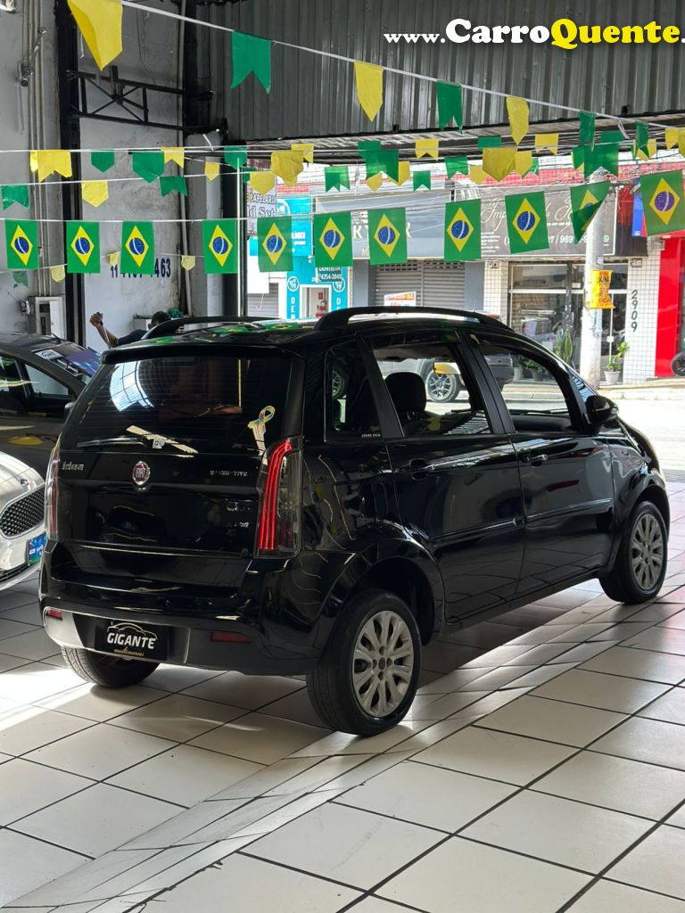 FIAT   IDEA ATTRACTIVE 1.4 FIRE FLEX 8V 5P   PRETO 2015 1.4 FLEX - Loja