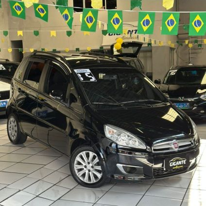 FIAT   IDEA ATTRACTIVE 1.4 FIRE FLEX 8V 5P   PRETO 2015 1.4 FLEX