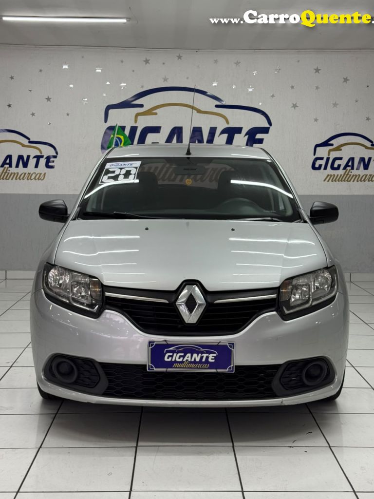 RENAULT   SANDERO AUTHENTIQUE FLEX 1.0 12V 5P   PRATA 2020 1.0 FLEX - Loja