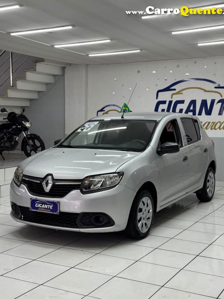 RENAULT   SANDERO AUTHENTIQUE FLEX 1.0 12V 5P   PRATA 2020 1.0 FLEX - Loja