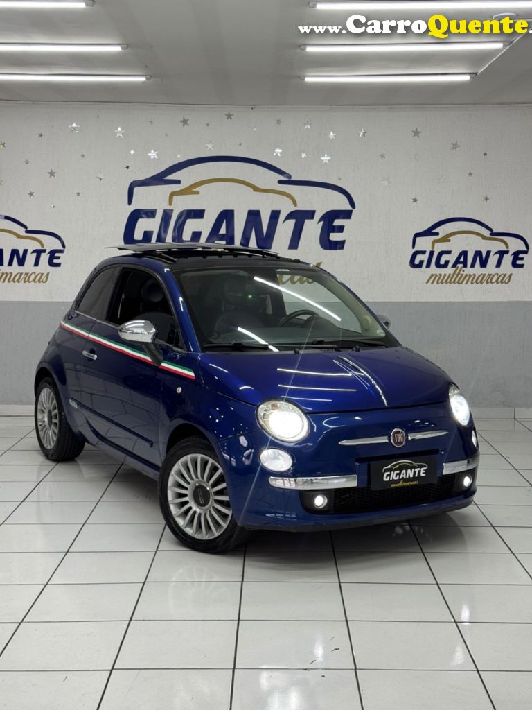 FIAT   500 LOUNGE 1.4 16V 100CV  MEC.   AZUL 2010 1.4 FLEX - Loja
