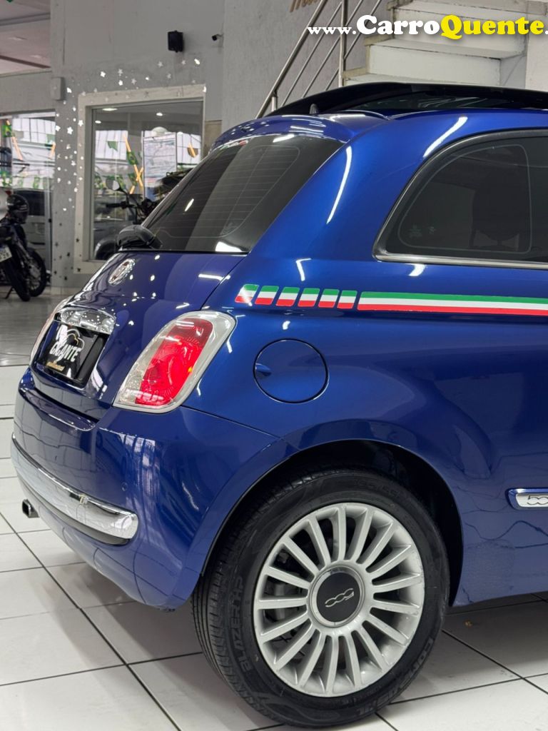 FIAT   500 LOUNGE 1.4 16V 100CV  MEC.   AZUL 2010 1.4 FLEX - Loja