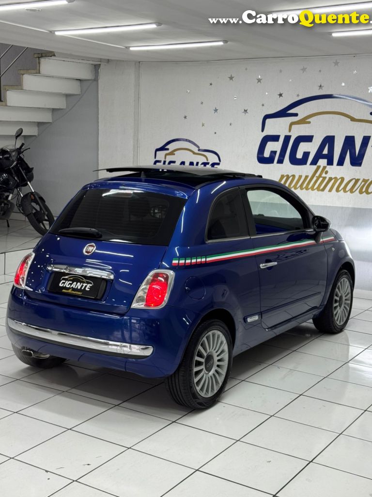 FIAT   500 LOUNGE 1.4 16V 100CV  MEC.   AZUL 2010 1.4 FLEX - Loja